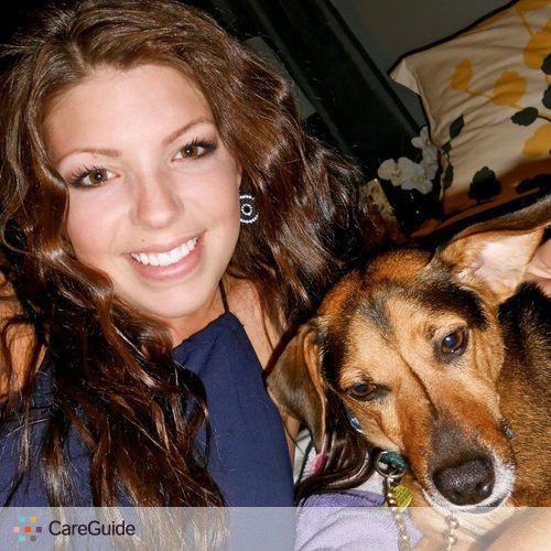 College student home for the summer. Loves dogs. Energetic, responsible, and trustworthy.